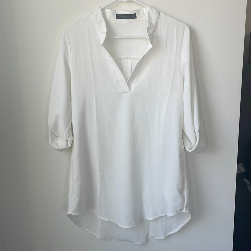 White Dress Top